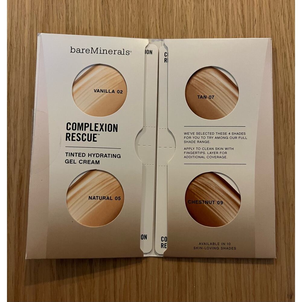 bareMinerals Complexion Rescue Tinted Cream SPF 30 Mascara & Face Color Samples - Picture 3 of 7